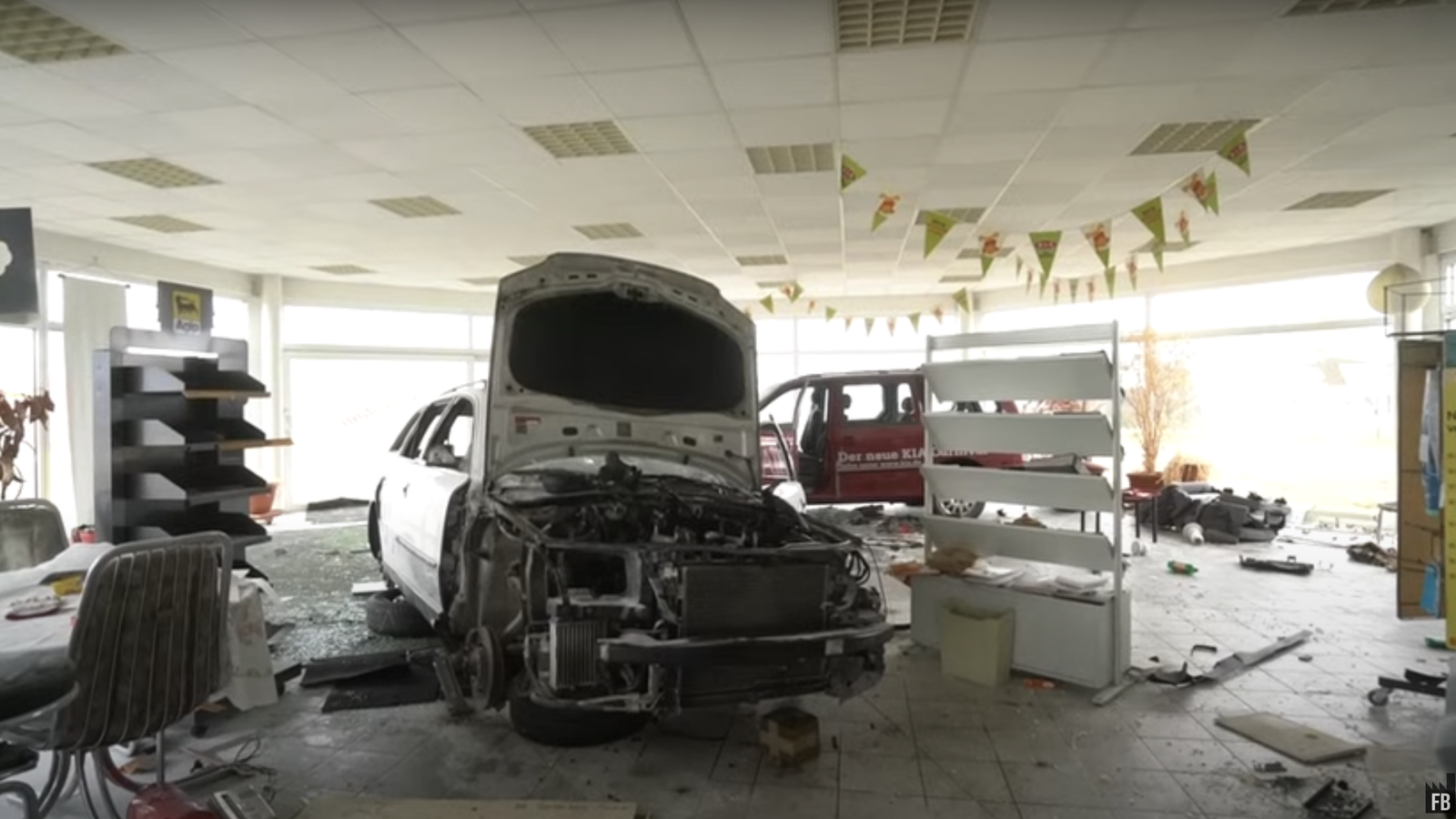 Abandoned Kia dealership - showroom